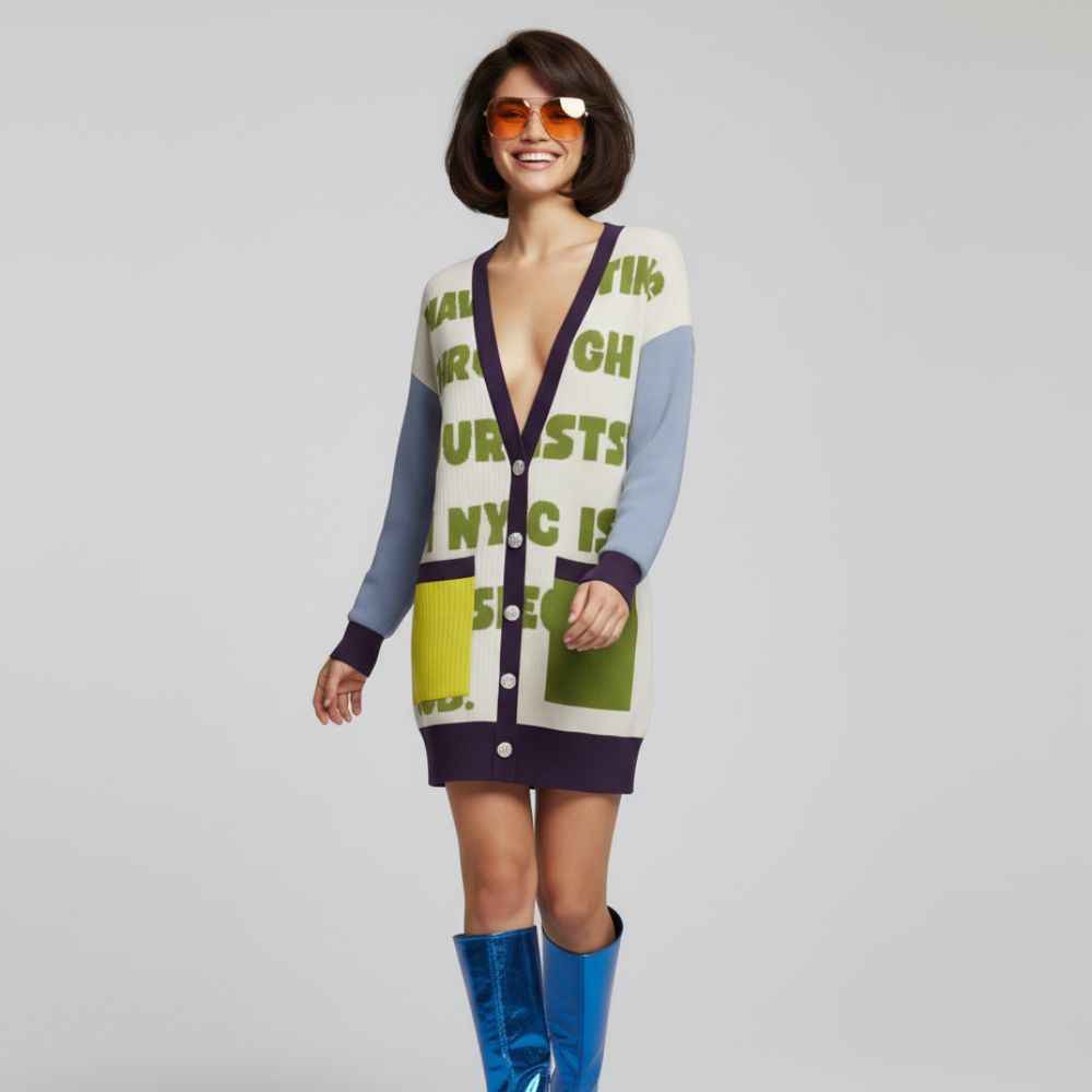 UNION SQUARE Long Cardigan Dress BYMANYC ® New York
