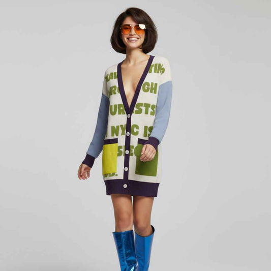 UNION SQUARE Long Cardigan Dress BYMANYC ® New York