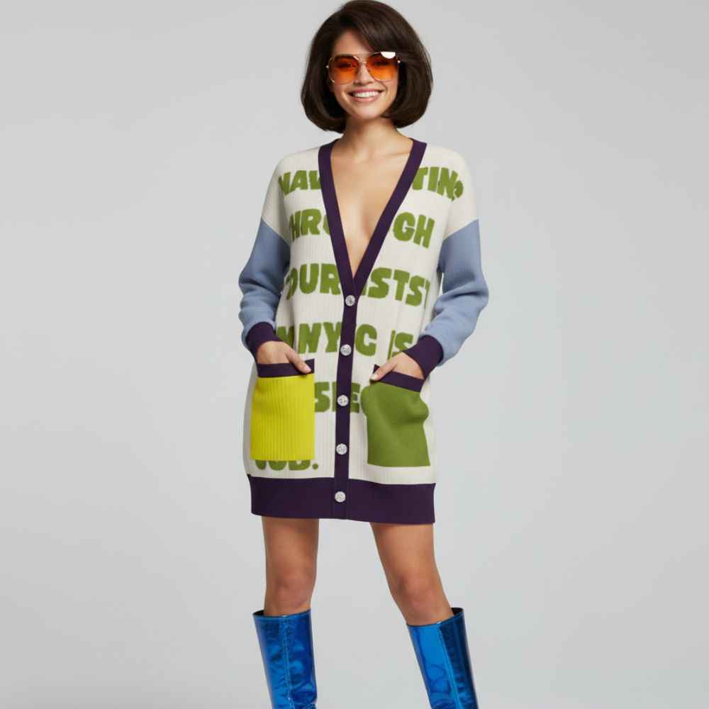 UNION SQUARE Long Cardigan Dress BYMANYC ® New York