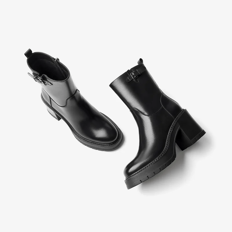 USS Shoes Macarena Women's Square Heel Winter Boots