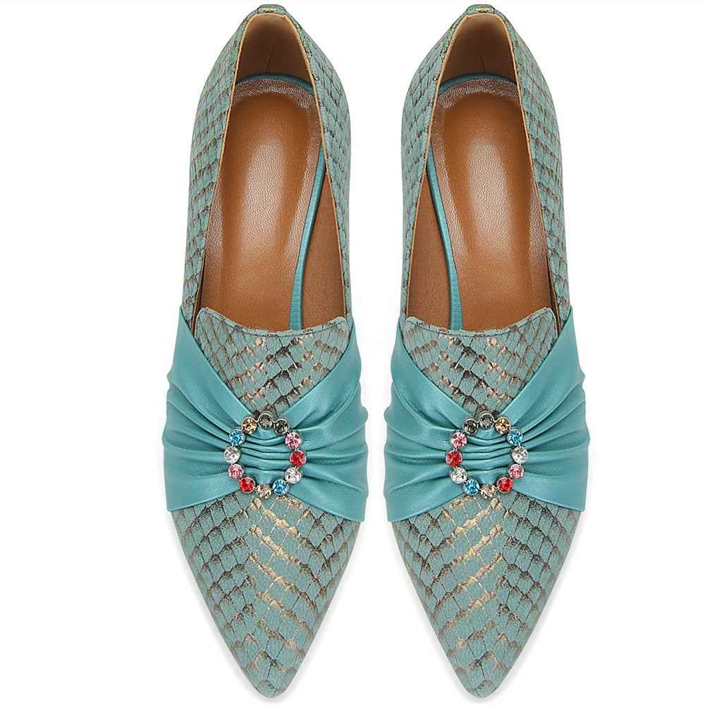 USS Shoes Samantha Women's Pumps Sale Drop Green (Size 9)
