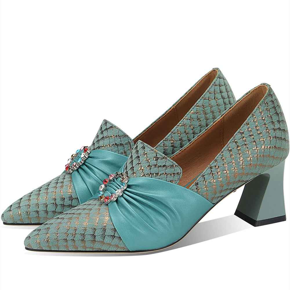 USS Shoes Samantha Women's Pumps Sale Drop Green (Size 9)