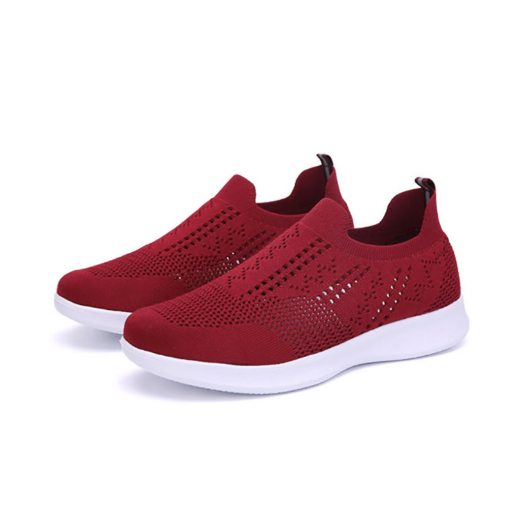 Viky Women's Slip-On Black Shoes - Luxuryurbanwear