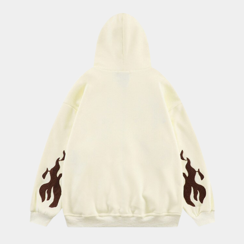 Sparks | Oversized Zipper Hoodie - Luxuryurbanwear