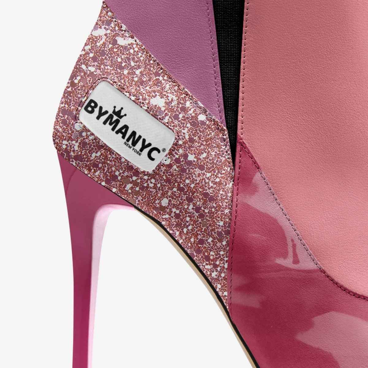 Vegan Heeled Shoe Women BYMANYC ® New York Tribeca Blush Twist