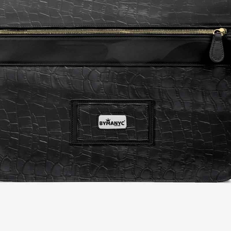 Vegan Luxe City Messenger Bag 16” | BYMANYC ® New York Milano Street Edge