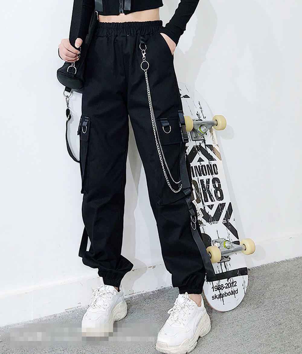 Women Cargo Pants best Harajuku Elastics High Waist Streetwear for women 2022