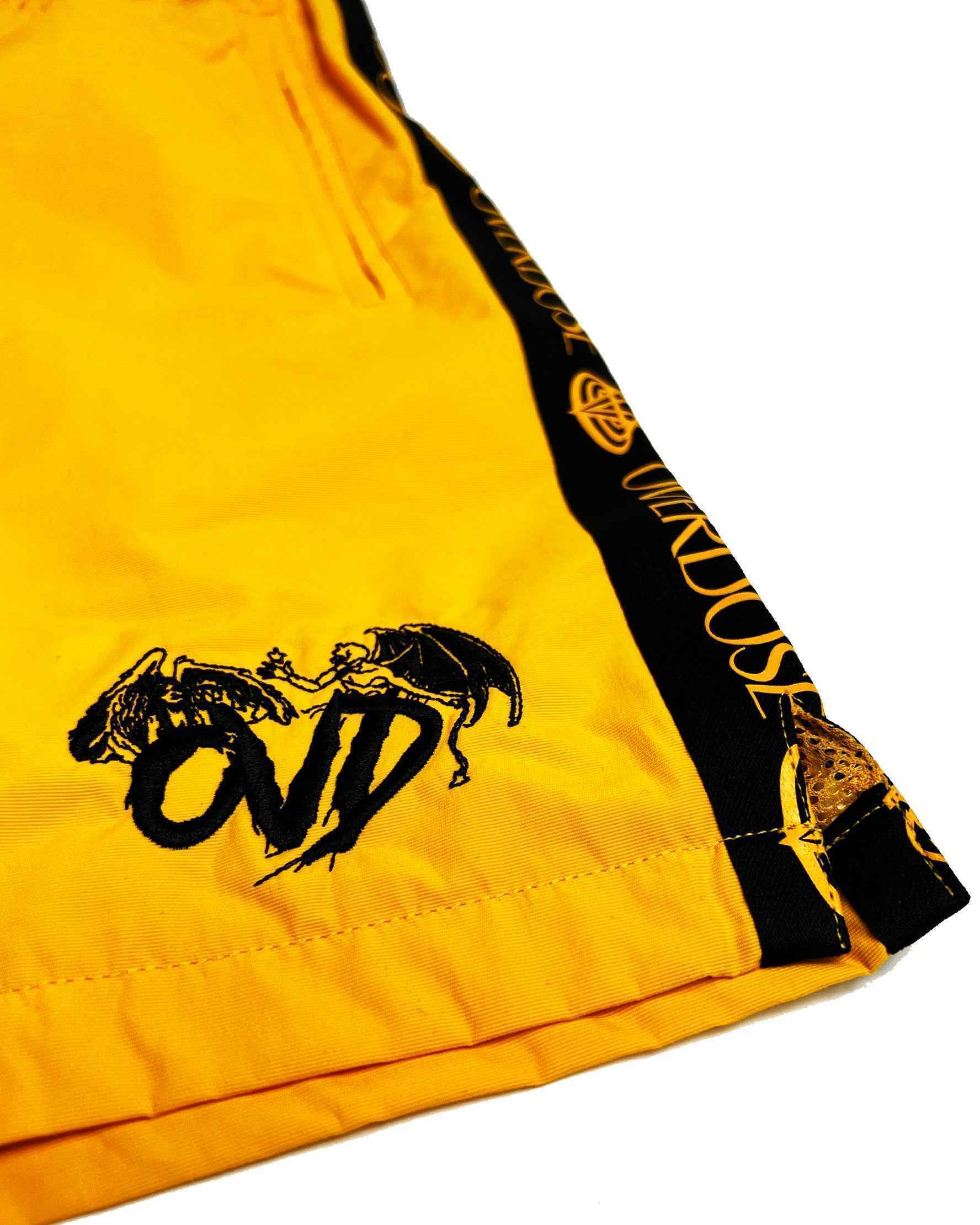 "NYLON SHORTS - YELLOW"