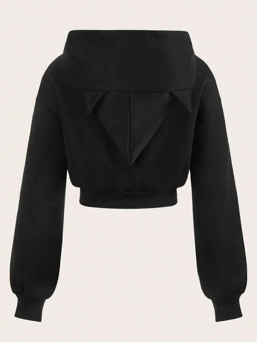 Zip-Up Cropped Hoodie | Brooklyn - BYMANYC ® New York