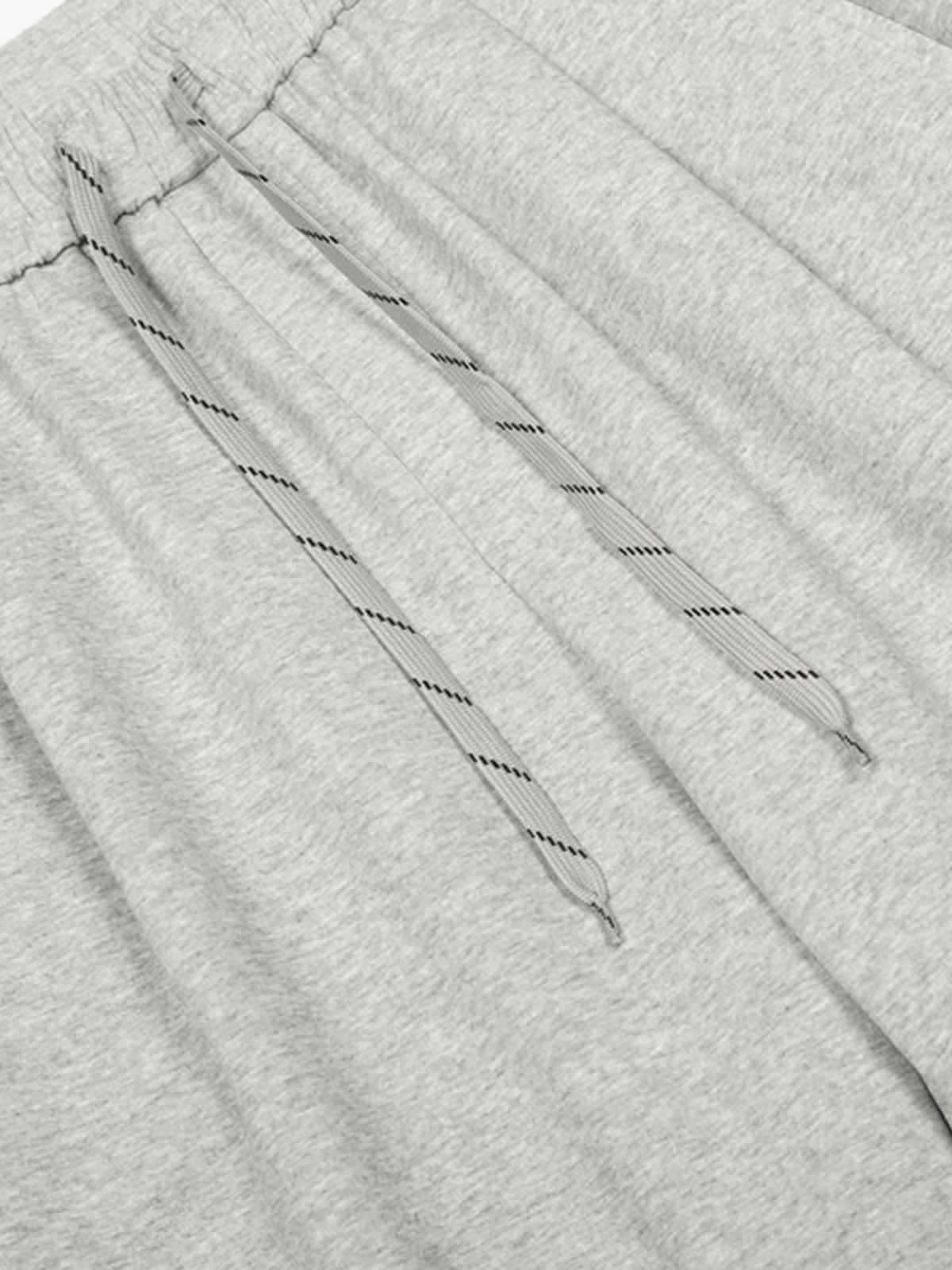 Drawstring Wide Leg Relaxed Sweatpants