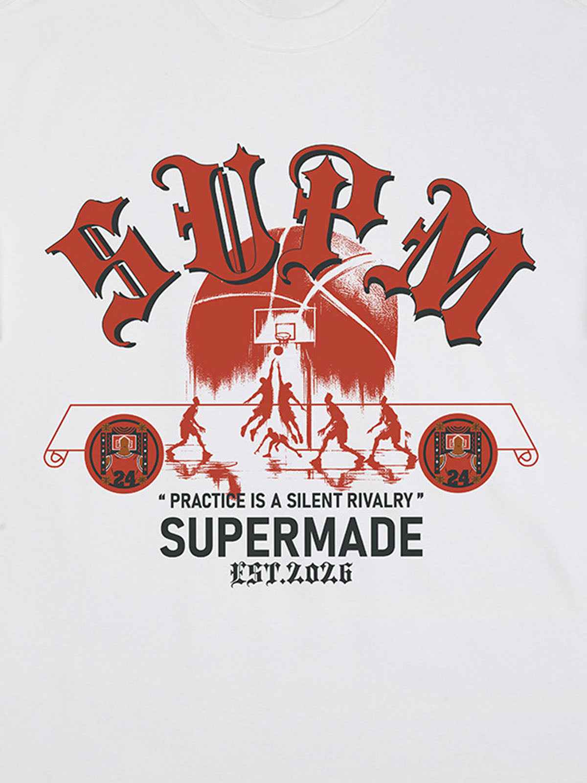 SUPM Slogan Graphic Retro Streetwear T-Shirt