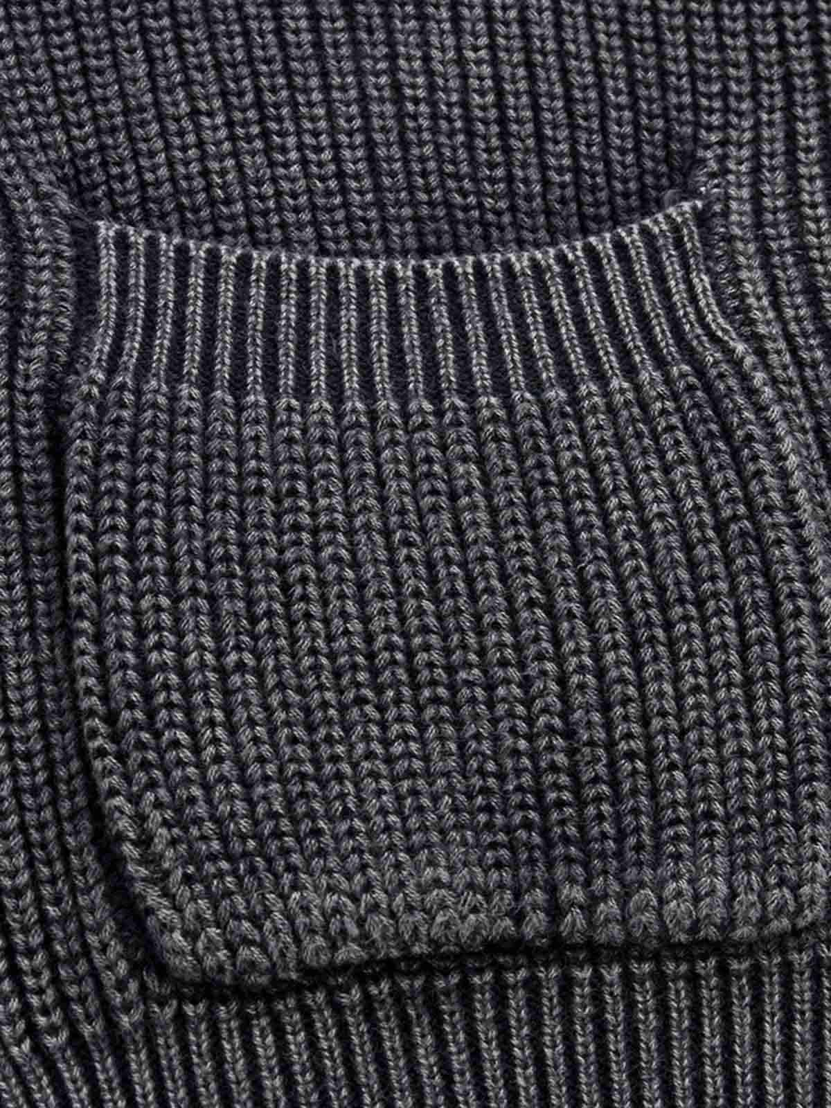 Vintage Chunky Zip Up Knit Jacket