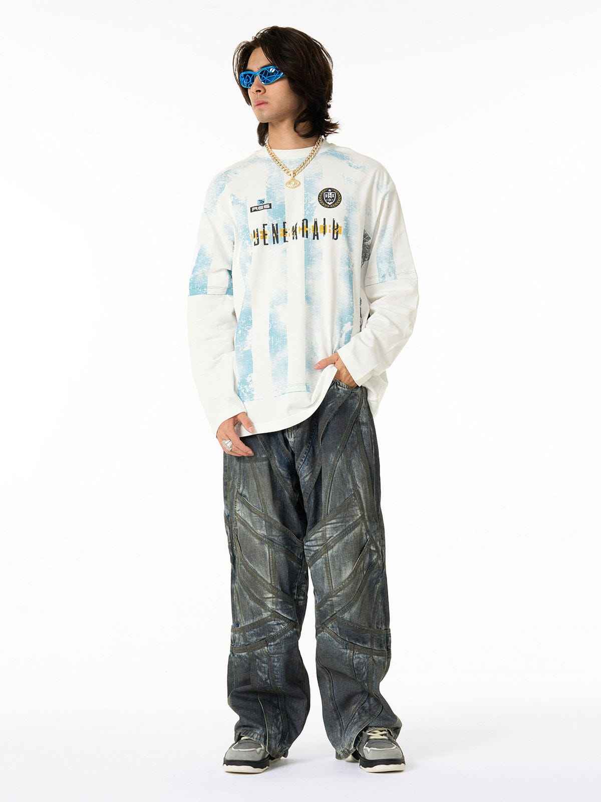 Long Sleeve Retro Stripe