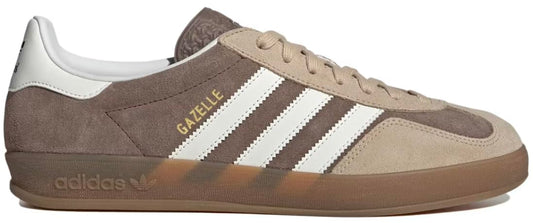 adidas Originals Gazelle Indoor Mens Sneaker (Earth Strata Cloud White 10)