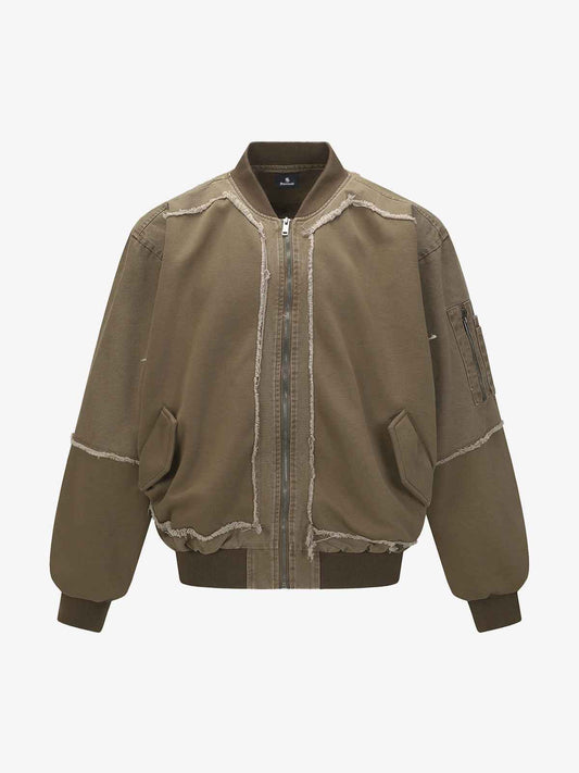 Raw Edge Deconstructed MA-1 Bomber Jacket