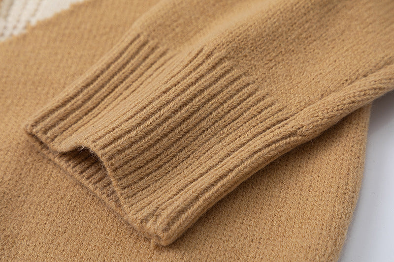 Street Starburst Patchwork Oversized Jumper - High Street Knitwear | LuxuryUrbanwear - Luxuryurbanwear