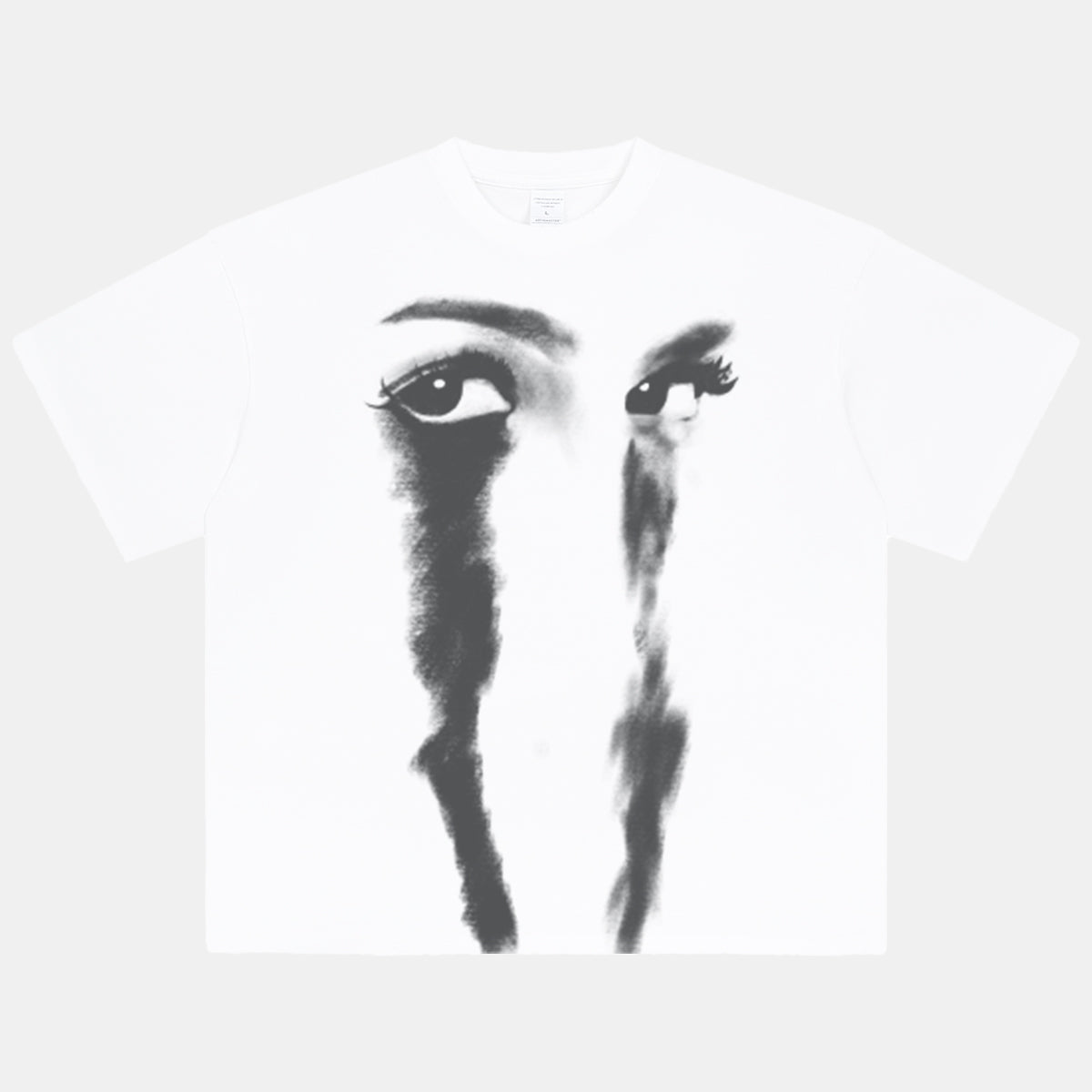 Tears Graphic T-Shirt - Avant-Garde Melancholy Luxury Streetwear Tee | LuxuryUrbanwear - Luxuryurbanwear