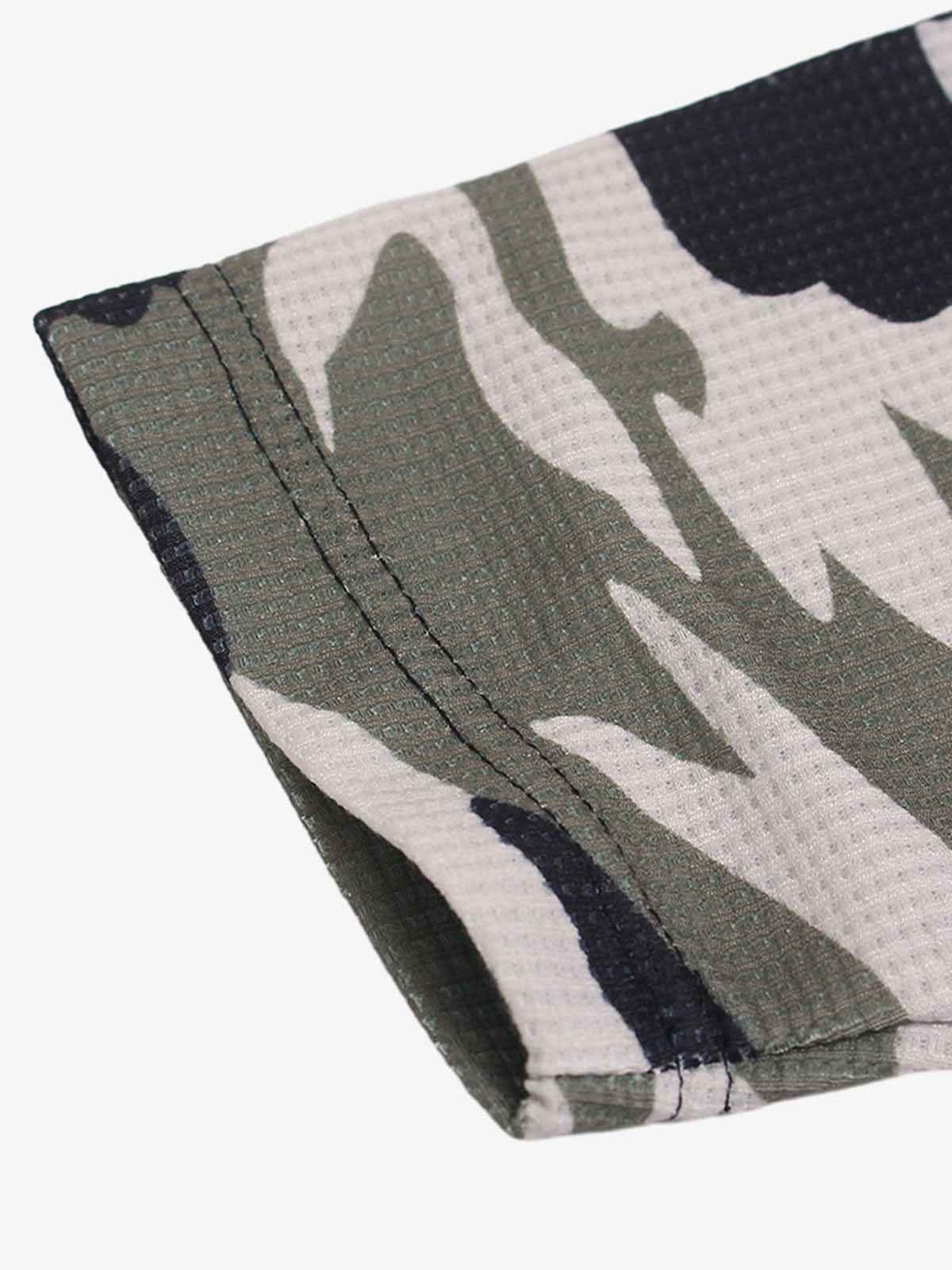 Long Sleeve Camo Skull