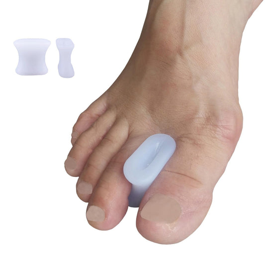 12-Pack Gel Toe Separators & Bunion Spacers – Toe Spacers for Straightening Overlapping Toes for to Their Original Shape Men and Women