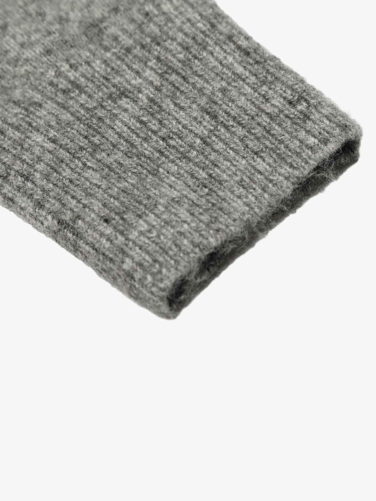 Retro High Neck Button-Down Knit Cardigan Sweater