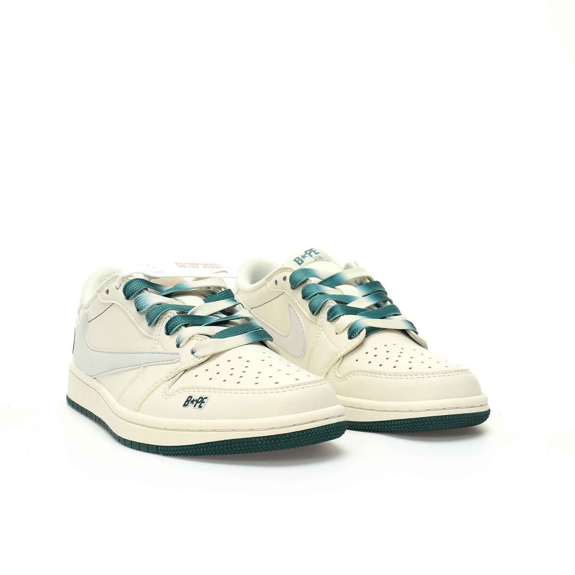 Custom BAPE x Travis Scott x Air Jordan 1 Low OG SneakerNational