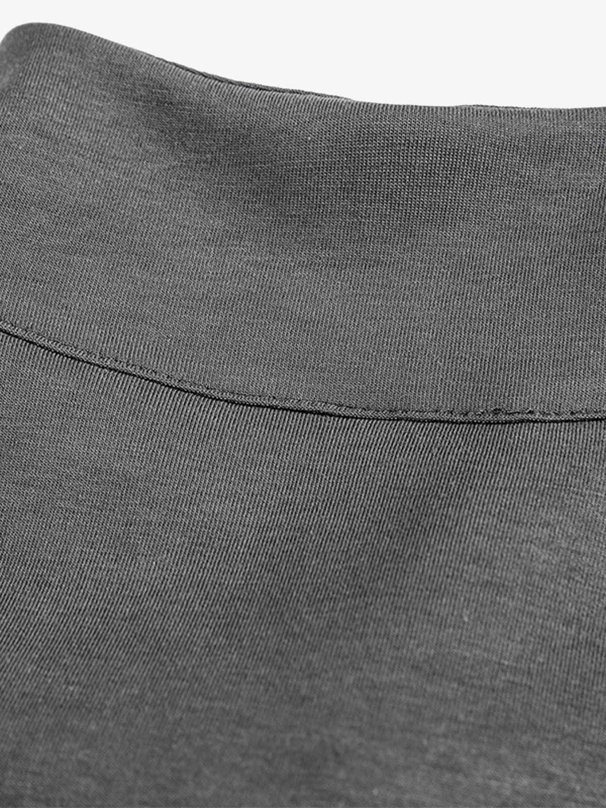 Mock Neck Layered Long Sleeve T Shirt