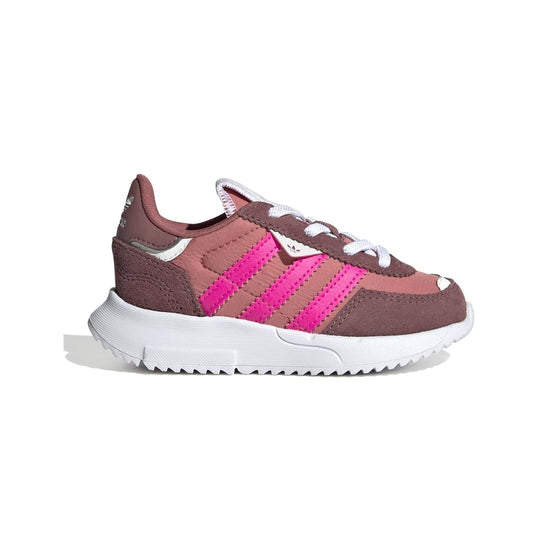 adidas Originals Kids Unisex-Baby Retropy F2 Wonder Red/Team Shock Pink/White (Elastic) 6 Toddler 6 US