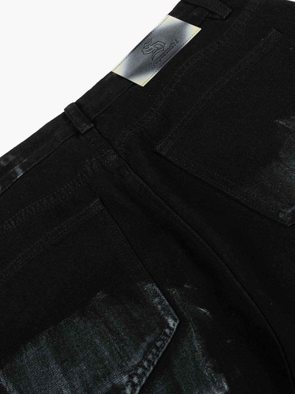 Street Star Painted Barrel Jeans
