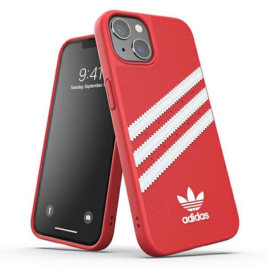 adidas Case Designed for iPhone 13 Pro 6.1 Drop-Tested Cases Shockproof Raised Edges Original Protective Case Scarlet Red
