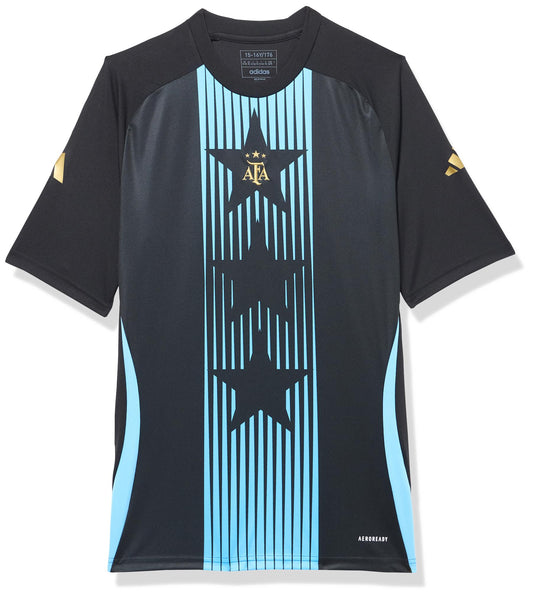 adidas Unisex Kids Argentina Pre-Match Jersey Black/Blue Burst Small