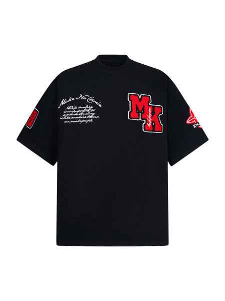 Heavy Embroidery Patch Embroidered T-Shirt