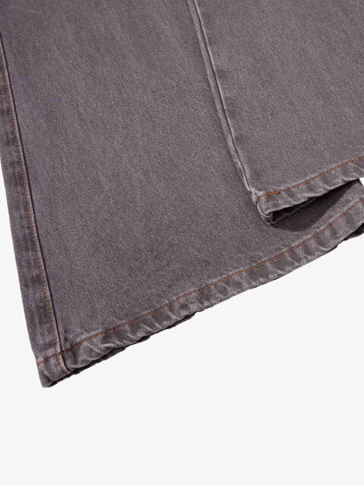 Retro Faded Multi-Pocket Flared Cargo Jeans - Luxuryurbanwear