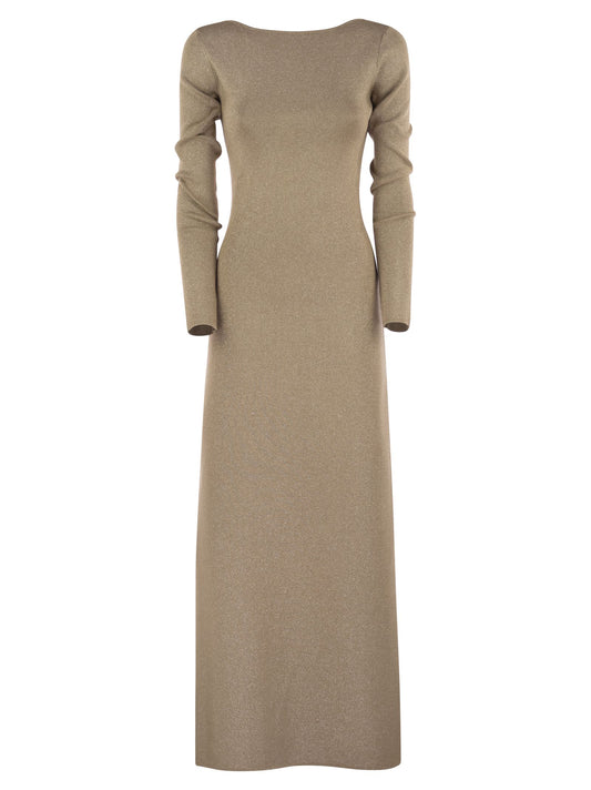 Max Mara Women Bracco - Viscose And Lurex Slim Dress