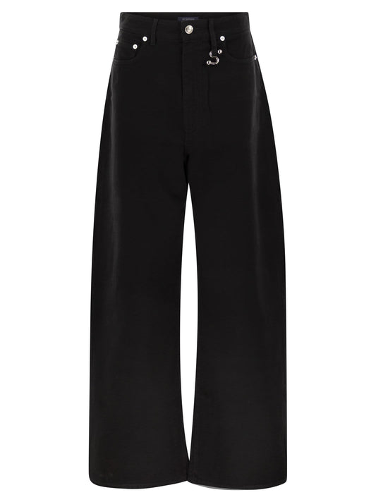 Sportmax Women Siamese - Low-Waisted Oversize Trousers