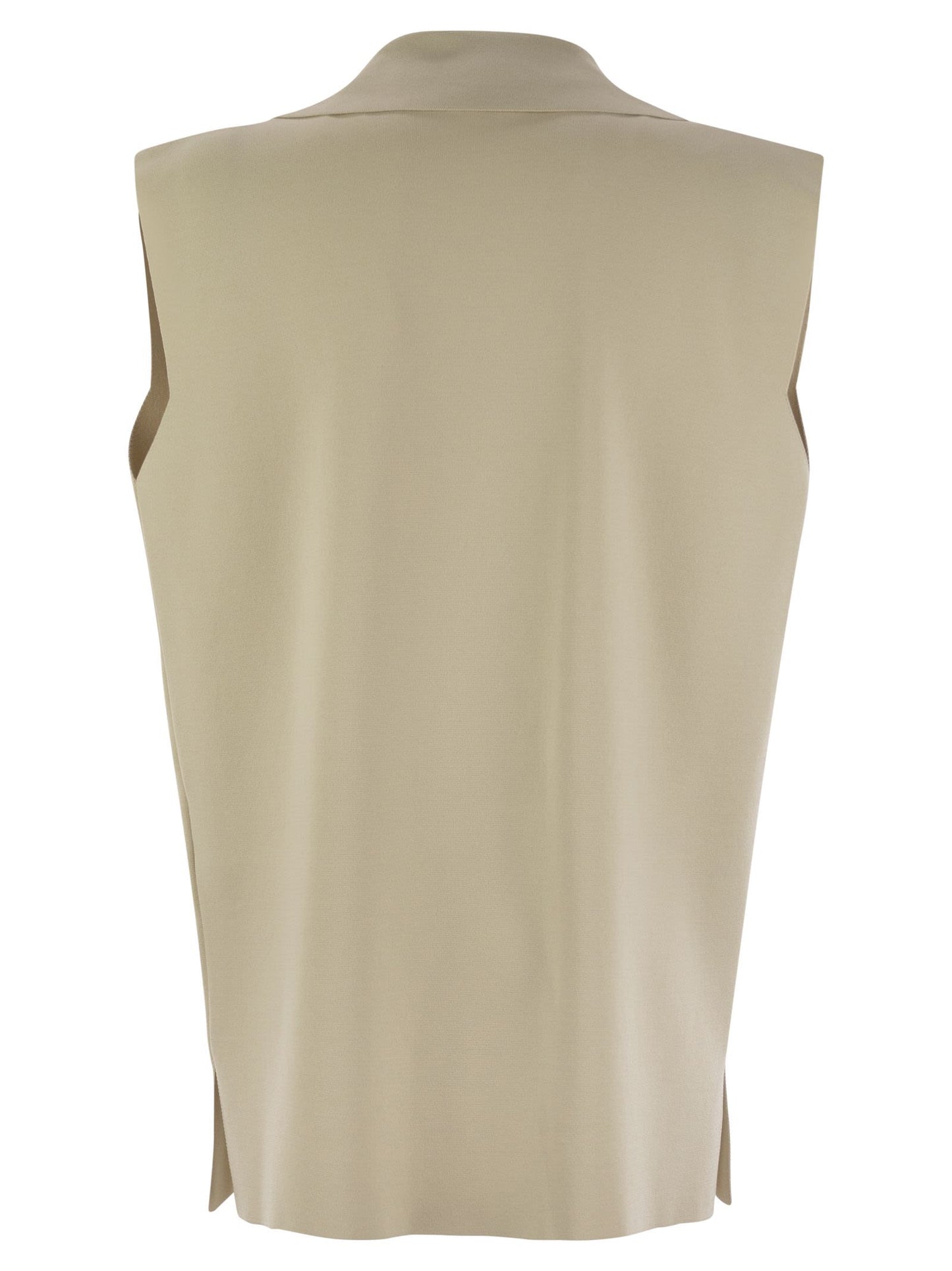 Fay Women Technical Viscose Knitted Vest