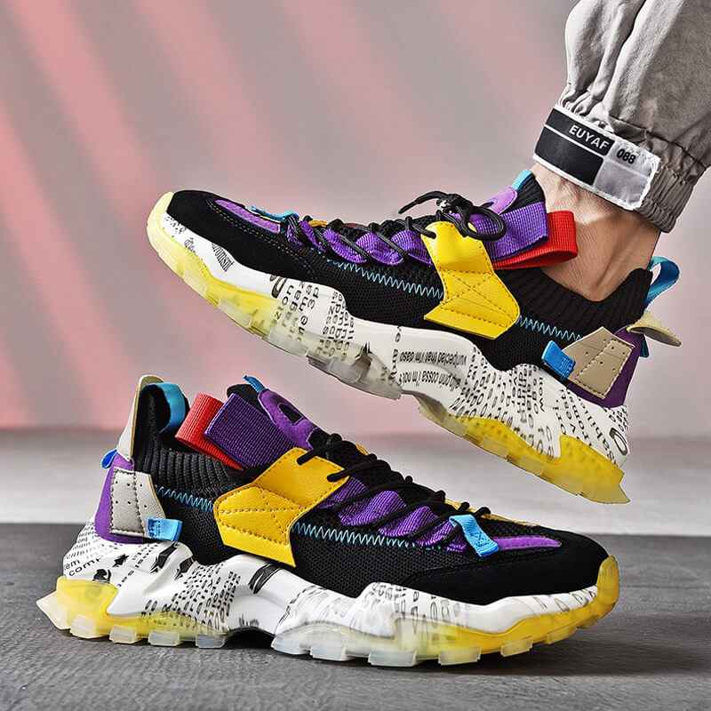 INFINIT ARTEMIS Scribbled Sneakers