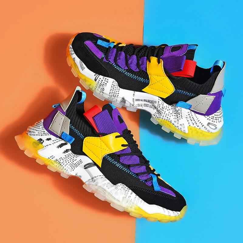 INFINIT ARTEMIS Scribbled Sneakers