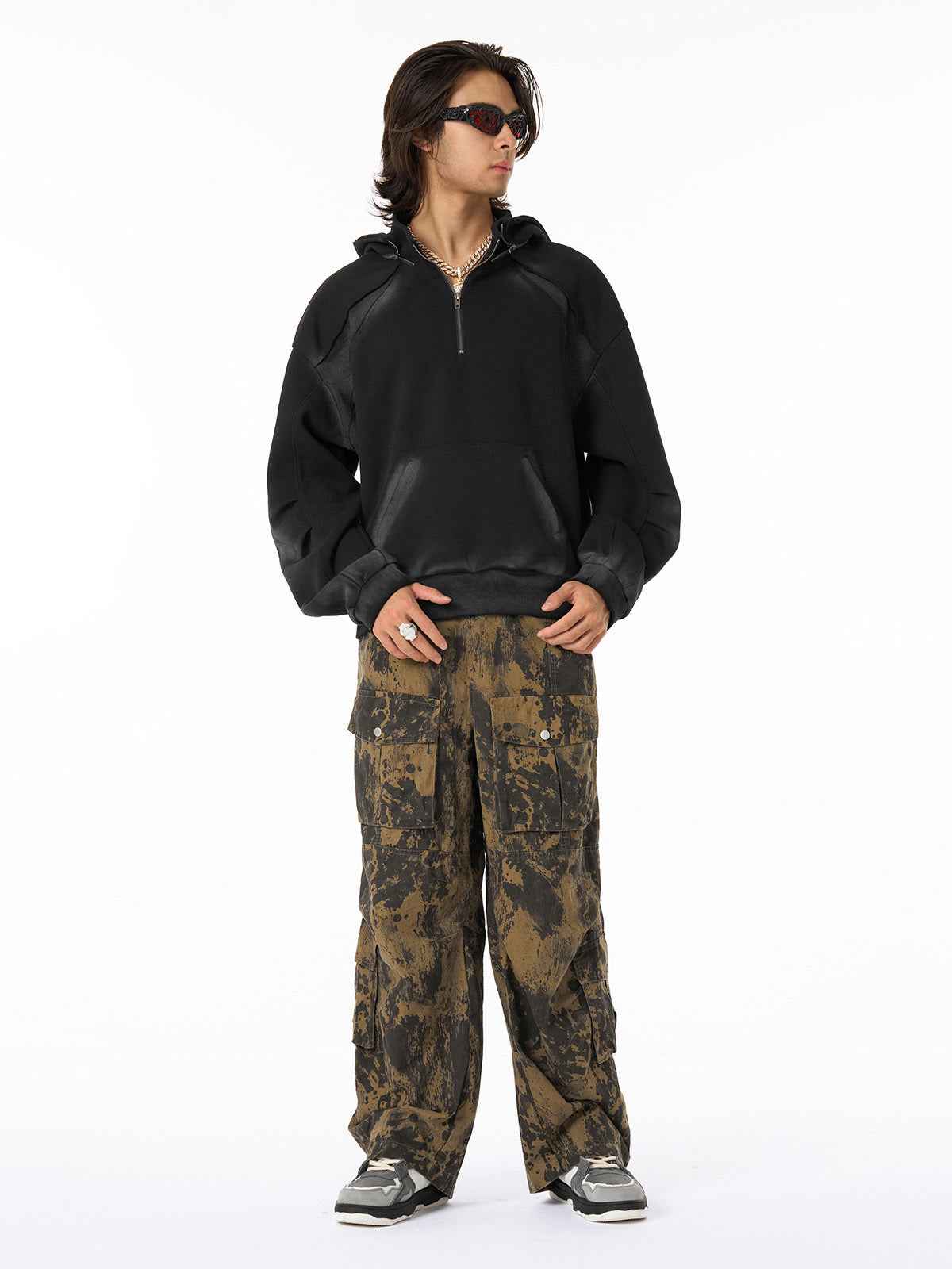 Hip-Hop Camouflage Multi-Pocket Cargo Pants
