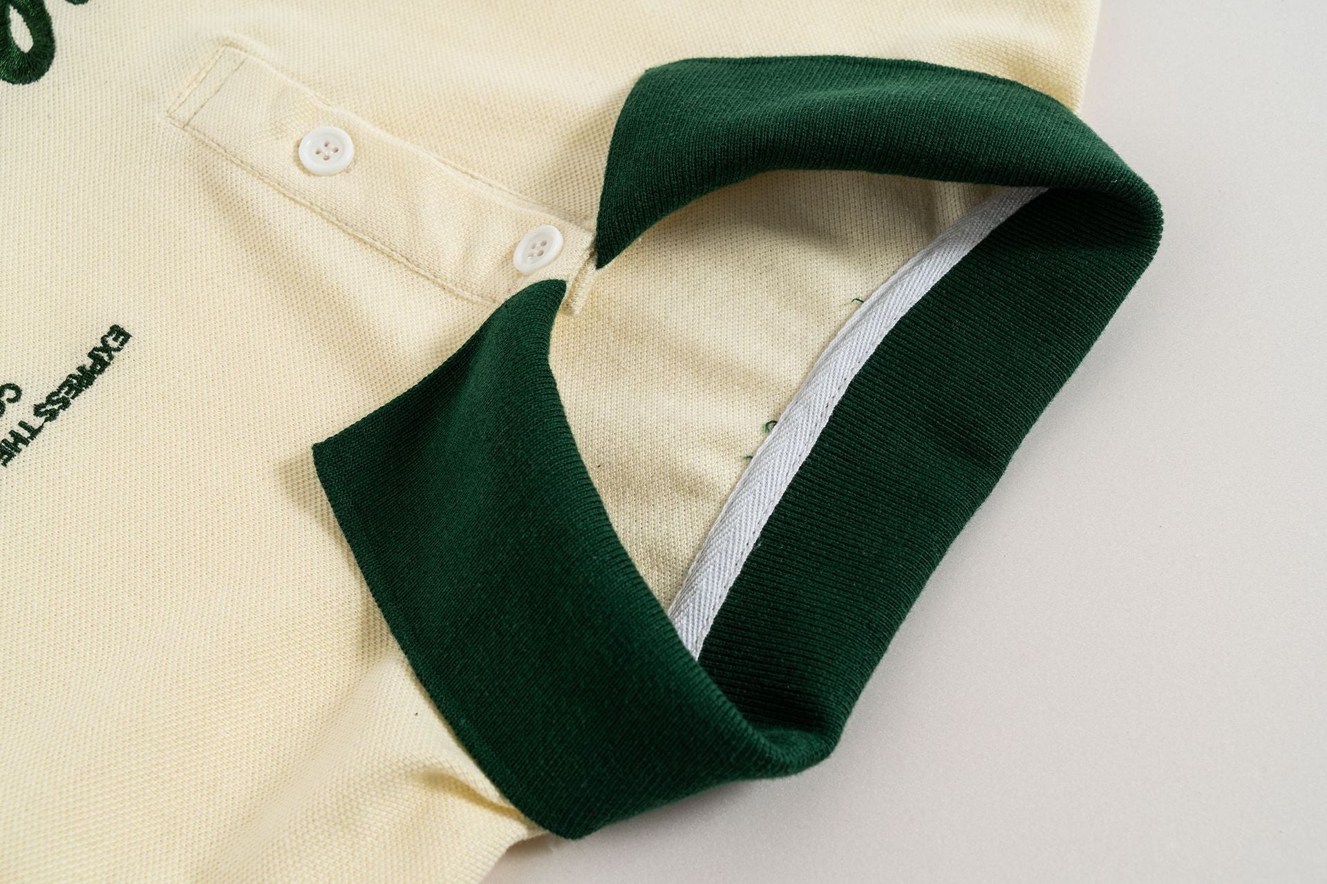 Embro Core Varsity Polo Shirt - Heavyweight Embroidered Luxury Polo | LuxuryUrbanwear - Luxuryurbanwear