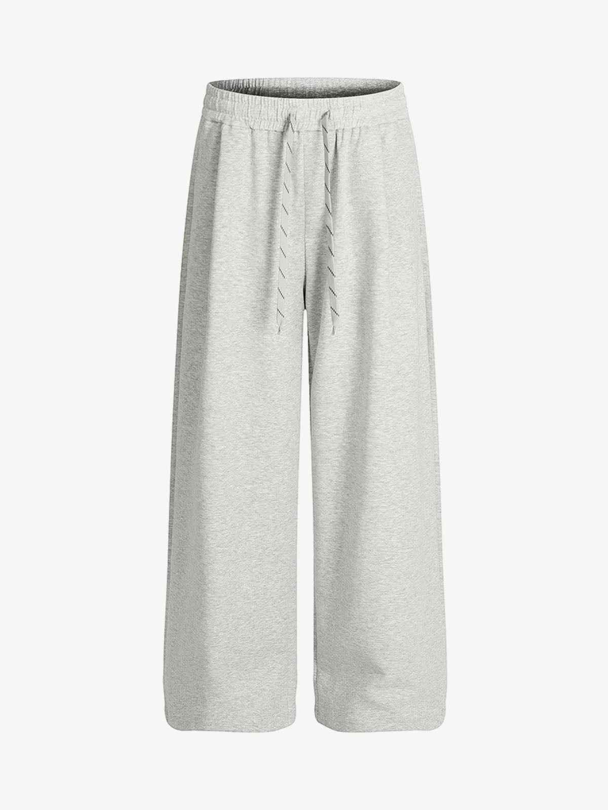 Drawstring Wide Leg Relaxed Sweatpants