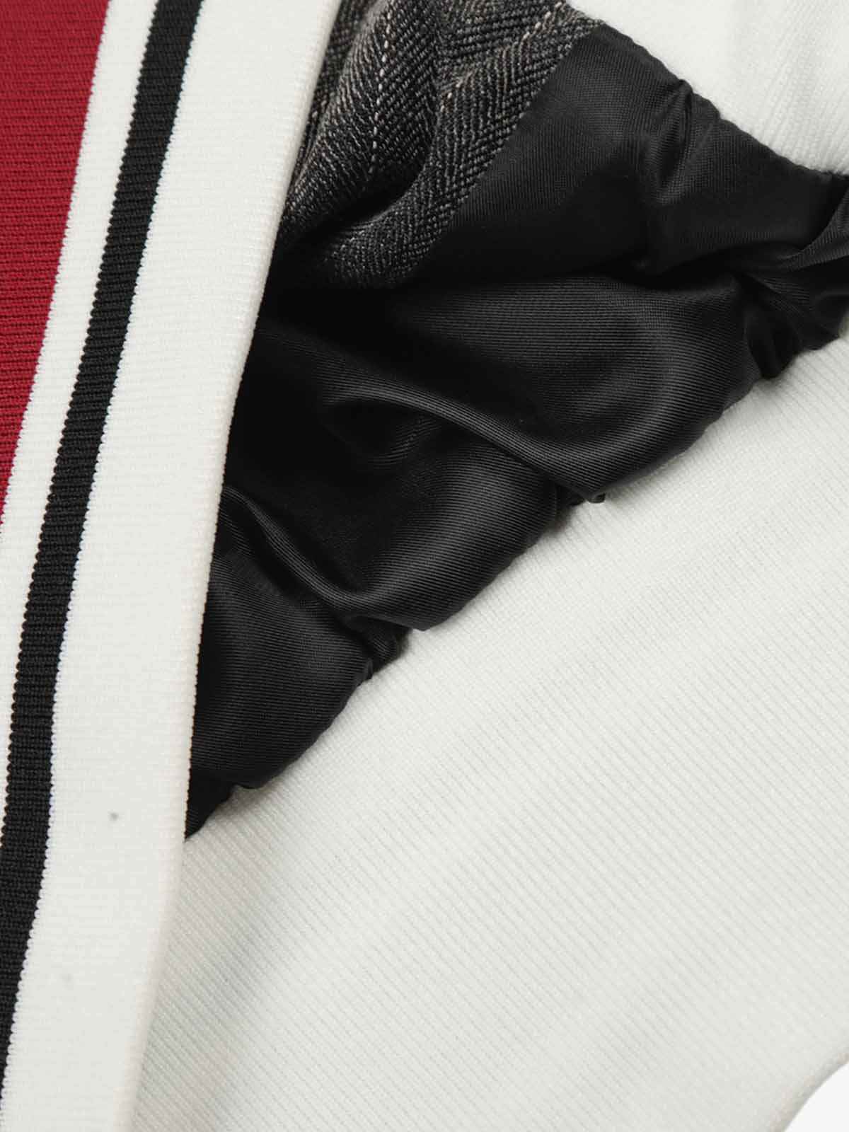 Retro Color-Blocked Striped Stand-Collar Tracksuit