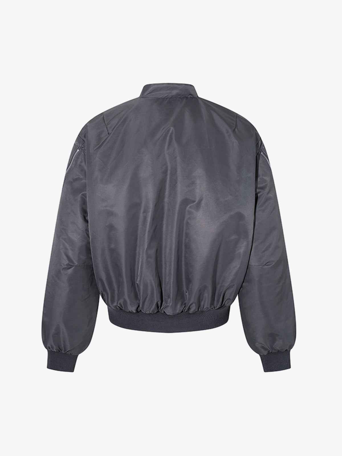 Minimalist Zip Bomber Jacket