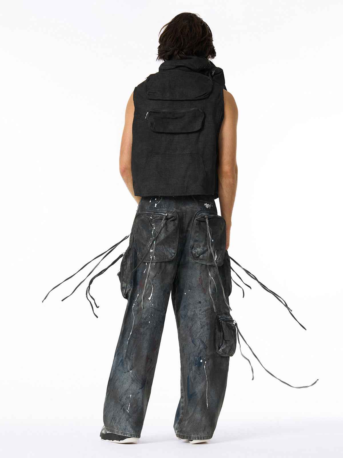 Heavy-Duty Multi-Pocket Multi-Zipper Vest