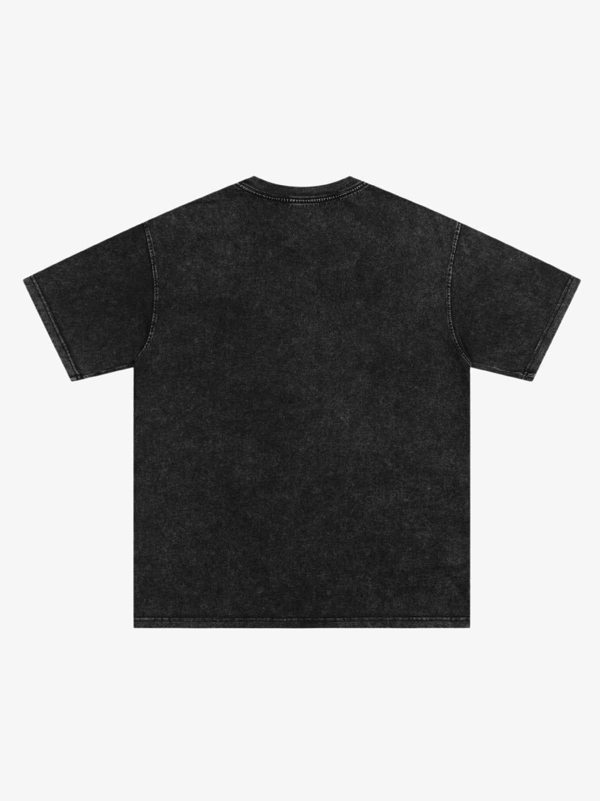 Vintage Washed Punk Graphic Print T-Shirt