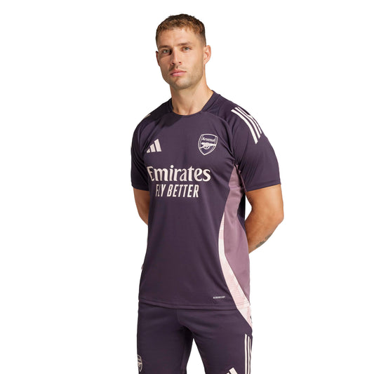 adidas Mens Arsenal FC 24/25 Training Jersey Aurora Black