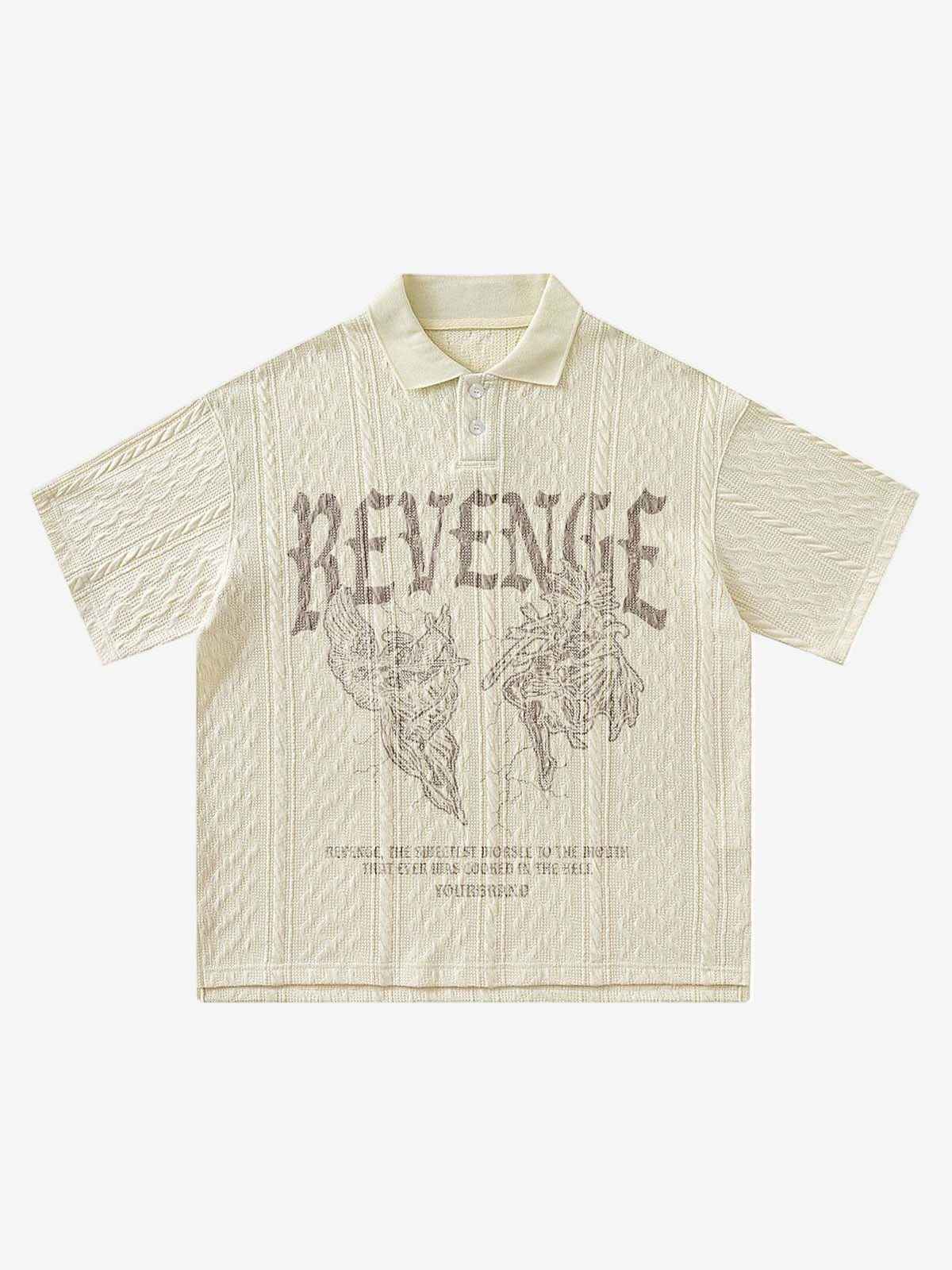 Polo Shirt Letter