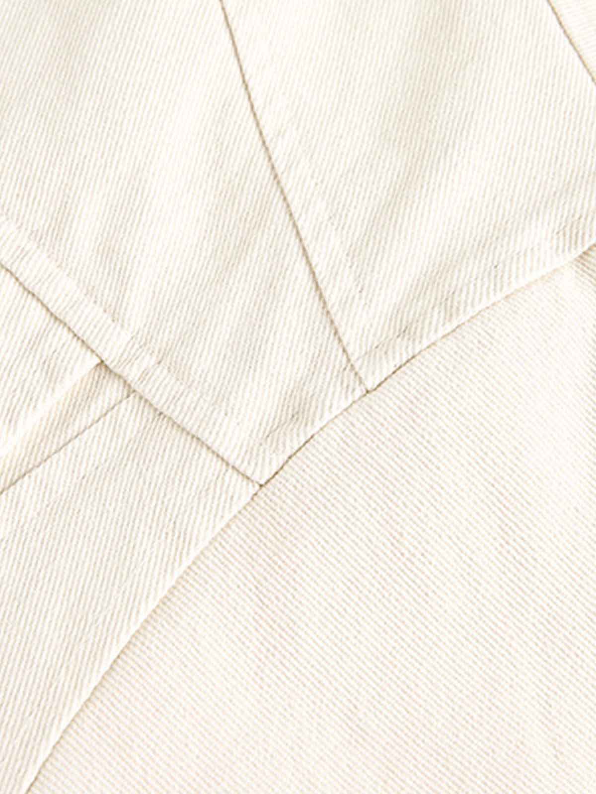 Panel Construction Button-Up Workwear Jacket