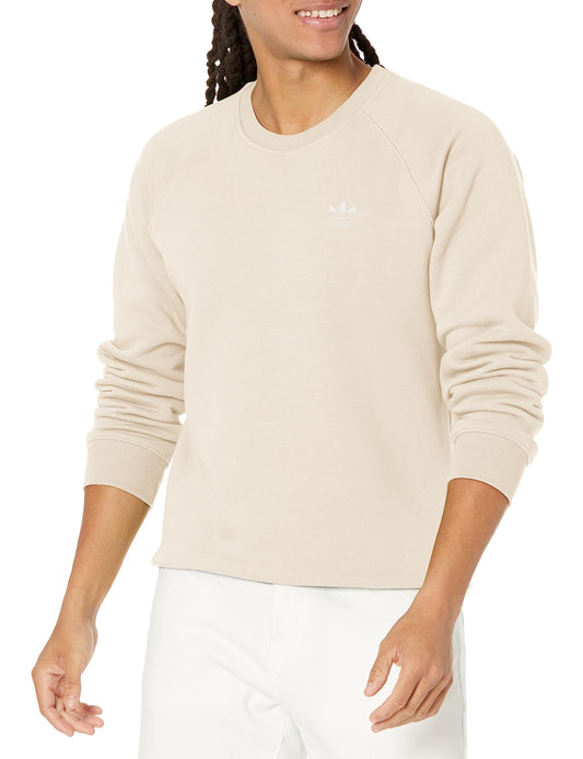 adidas Originals Mens Trefoil Essentials Crew Neck Wonder White X-Large