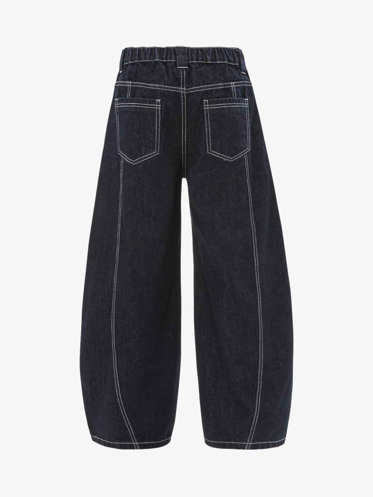 Vintage Topstitched Scimitar Jeans