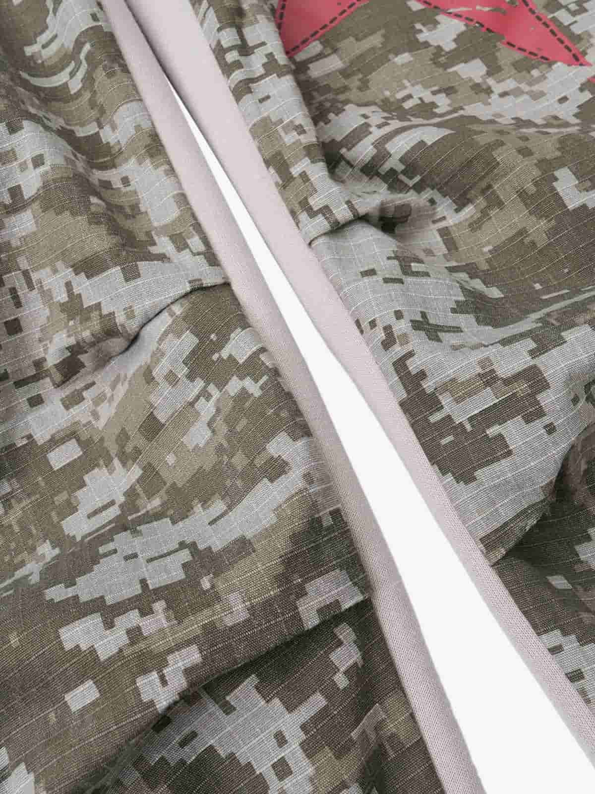 Retro Camouflage Star Patch Colorblock Casual Pants - Luxuryurbanwear